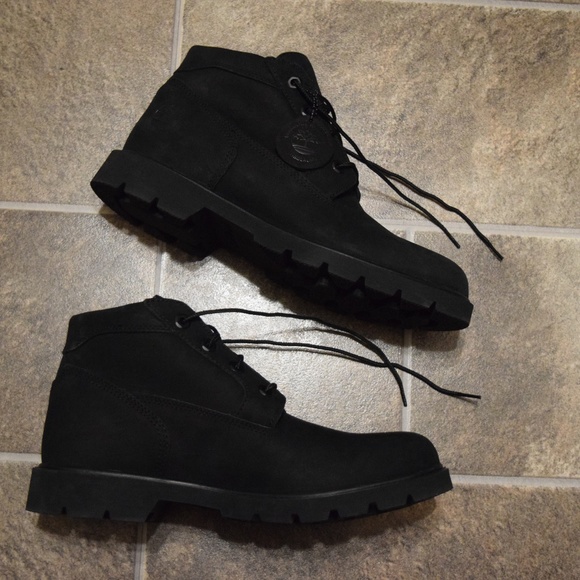 timberland chukka black boots